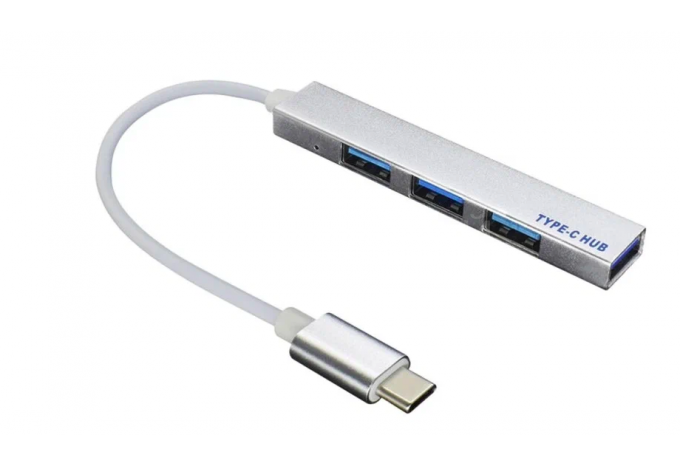 USB type-c Hub T-818A  на 4 порта для MacBook 